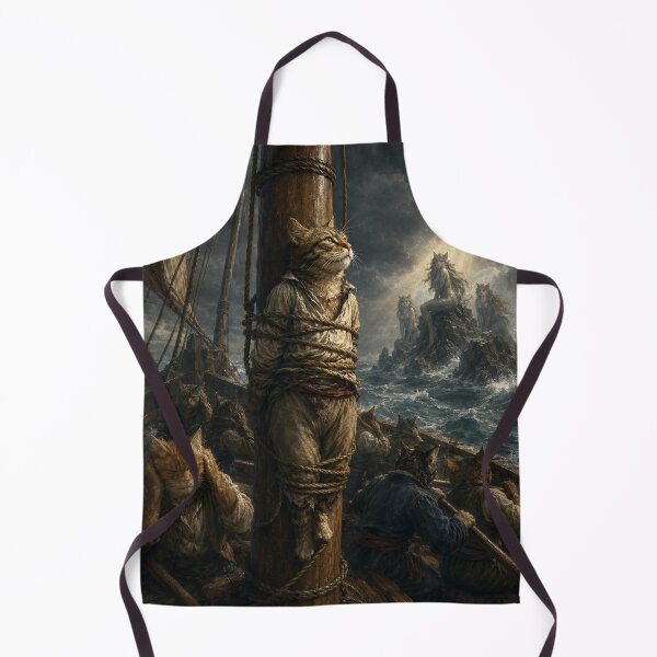 Item preview, Sailor Cat Resisting the Sirens designed and sold by Ocelot-T.