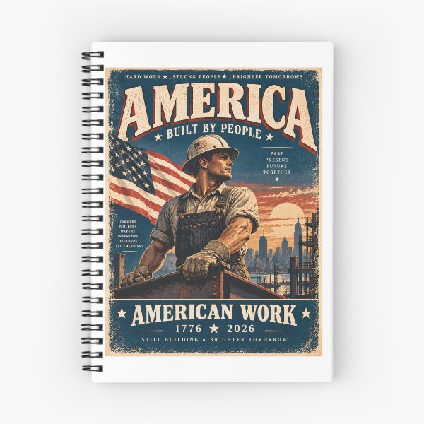 Item preview, America Built by People: American Work designed and sold by aishow.