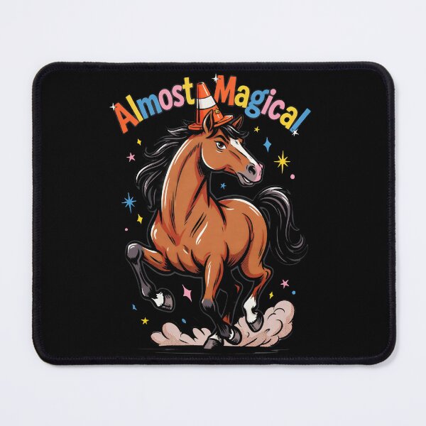 Item preview, Almost Magical Funny Horse with Unicorn Humor designed and sold by Redgiant87x.