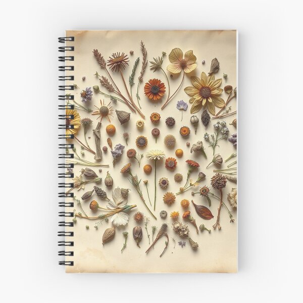 Item preview, Vintage Pressed Flowers And Botanical Wreath designed and sold by IntelliMindDesigns.
