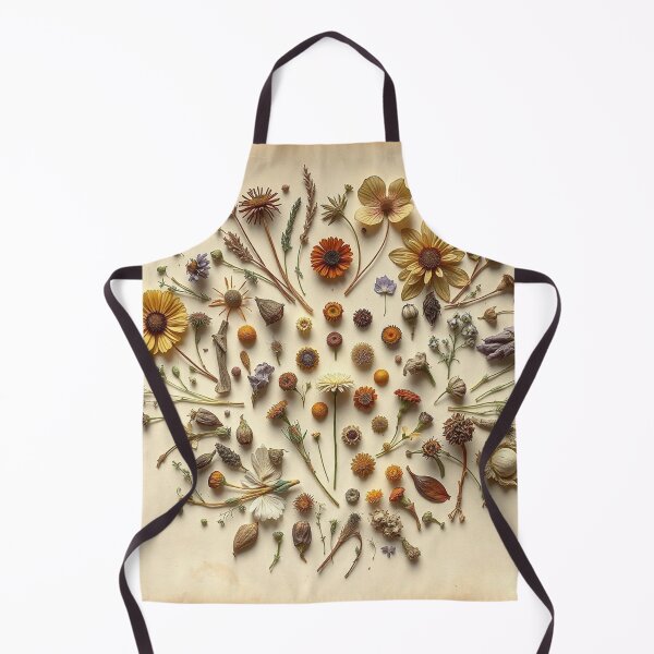 Item preview, Vintage Pressed Flowers And Botanical Wreath designed and sold by IntelliMindDesigns.
