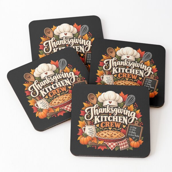 Item preview, Thanksgiving Kitchen Crew Gift Cooking Team Fall Style designed and sold by Corvoria.
