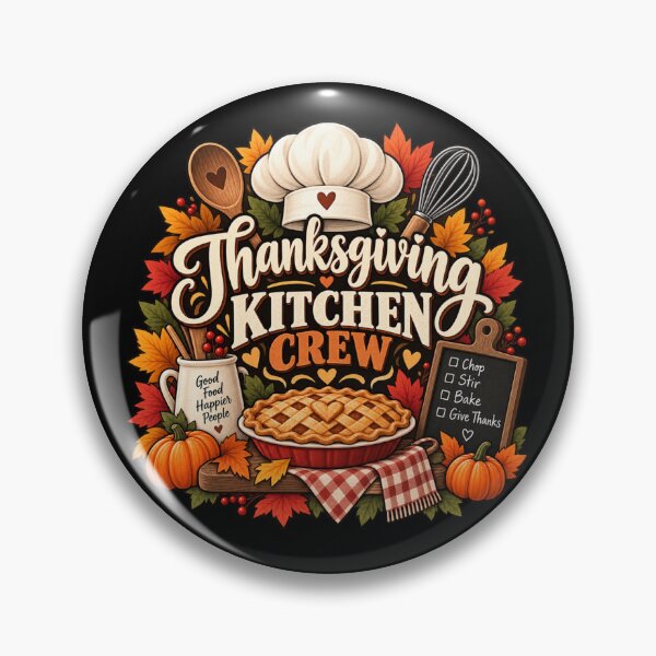 Item preview, Thanksgiving Kitchen Crew Gift Cooking Team Fall Style designed and sold by Corvoria.
