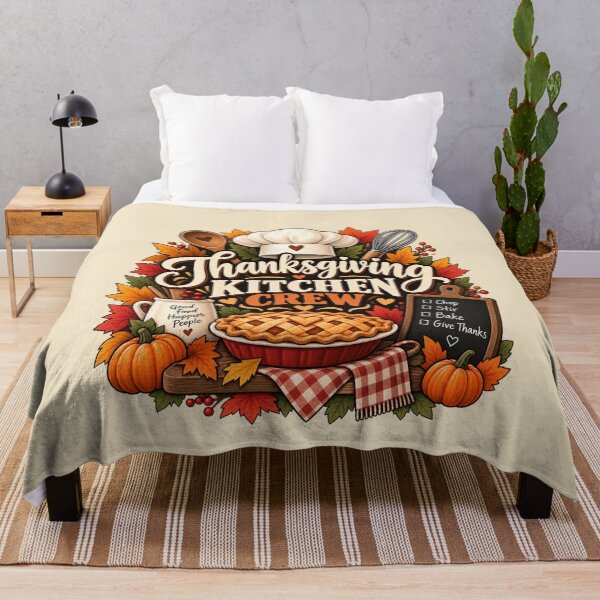 Item preview, Thanksgiving Kitchen Crew Gift Cooking Team Fall Style designed and sold by Corvoria.