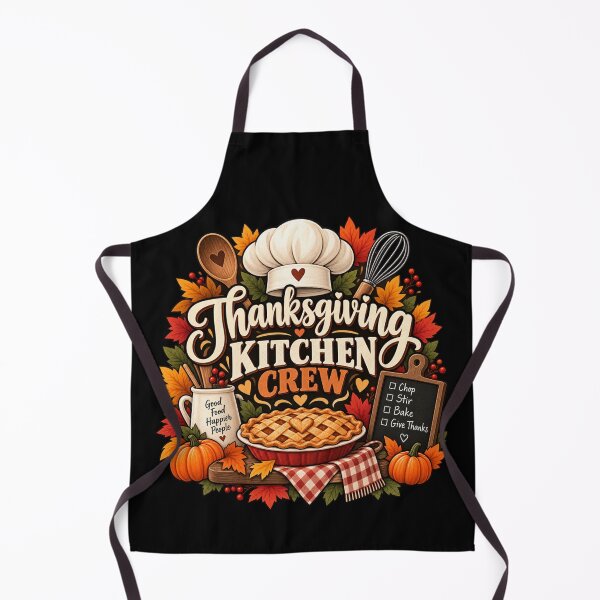 Item preview, Thanksgiving Kitchen Crew Gift Cooking Team Fall Style designed and sold by Corvoria.