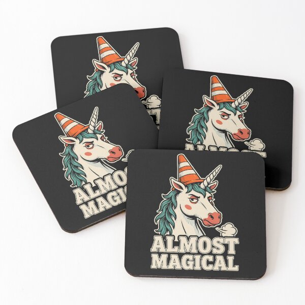 Item preview, Almost Magical Silly Horse Unicorn Humor Design designed and sold by Redgiant87x.