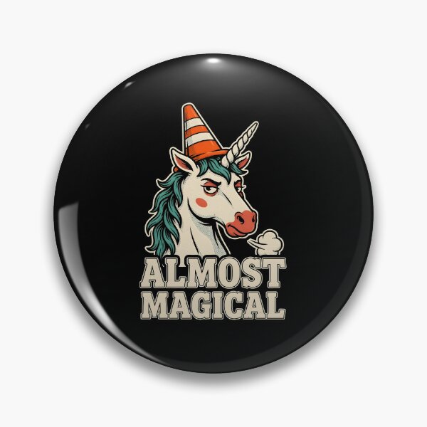 Item preview, Almost Magical Silly Horse Unicorn Humor Design designed and sold by Redgiant87x.