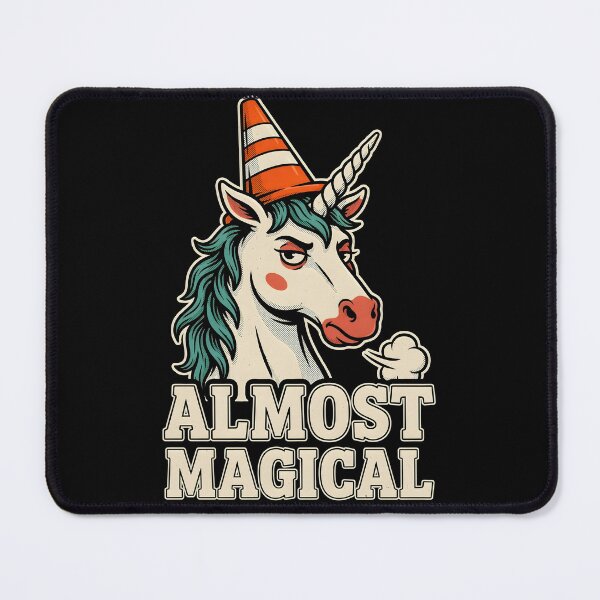 Item preview, Almost Magical Silly Horse Unicorn Humor Design designed and sold by Redgiant87x.