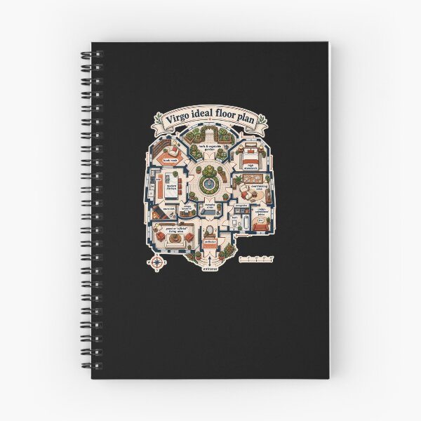 Item preview, Funny Virgo Ideal Floor Plan Astrology Humor Art designed and sold by elderberry.