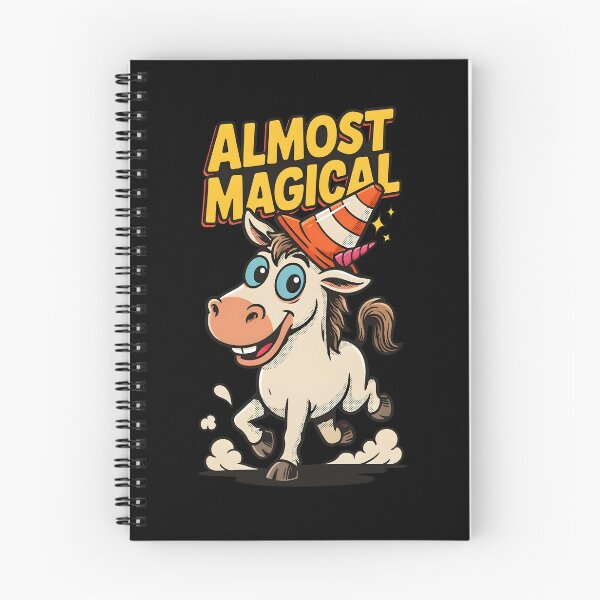 Item preview, Almost Magical Traffic Cone Hat Unicorn Humor designed and sold by Redgiant87x.