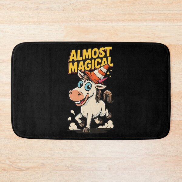 Item preview, Almost Magical Traffic Cone Hat Unicorn Humor designed and sold by Redgiant87x.