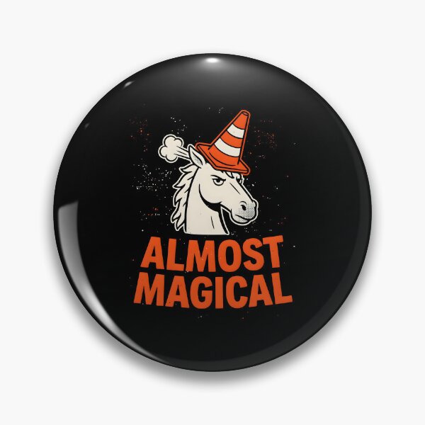 Item preview, Almost Magical Funny Horse Absurd Unicorn Humor designed and sold by Redgiant87x.
