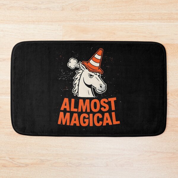 Item preview, Almost Magical Funny Horse Absurd Unicorn Humor designed and sold by Redgiant87x.