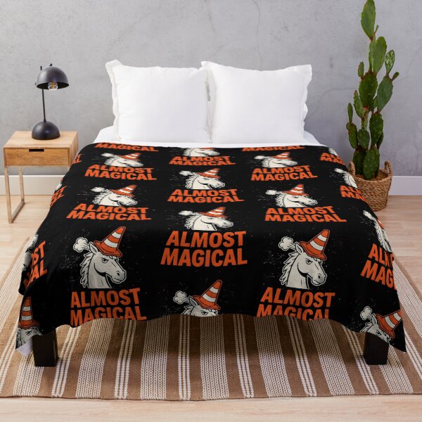 Item preview, Almost Magical Funny Horse Absurd Unicorn Humor designed and sold by Redgiant87x.