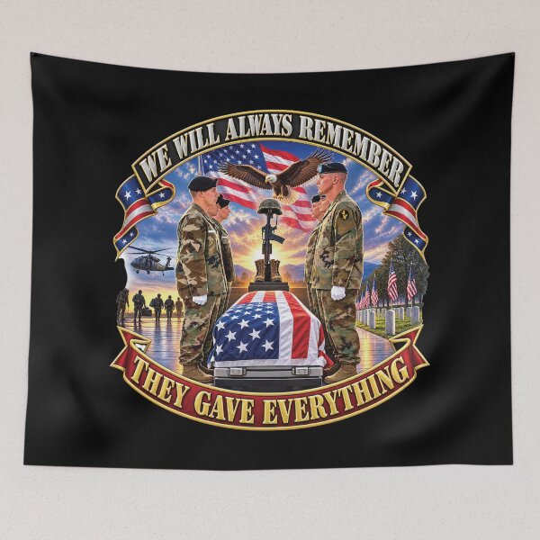 Item preview, Emblem - We Will Always Remember - They Gave Everything - 3D - Enhanced designed and sold by Military Insignia Products.