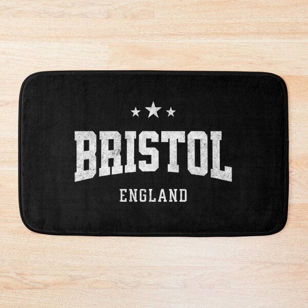 Item preview, Bristol England Vintage Varsity Distressed Retro College Travel Design designed and sold by NiceTeeClub.