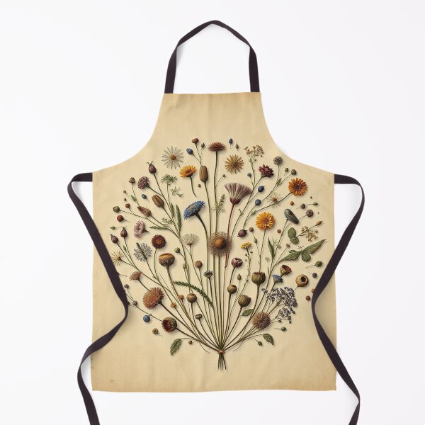 Item preview, Vintage Botanical Tree Made Of Wildflowers designed and sold by IntelliMindDesigns.