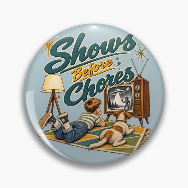 Item preview, Vintage Retro Television - 1950s TV Night Nostalgia designed and sold by radiogalaxy.
