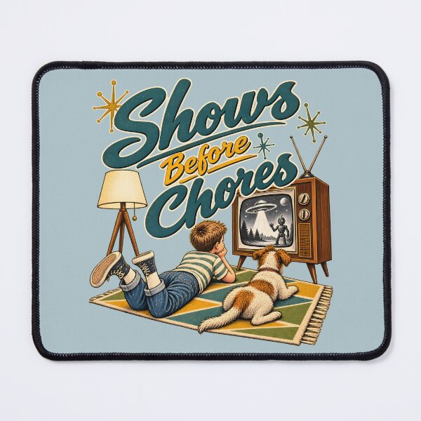 Item preview, Vintage Retro Television - 1950s TV Night Nostalgia designed and sold by radiogalaxy.