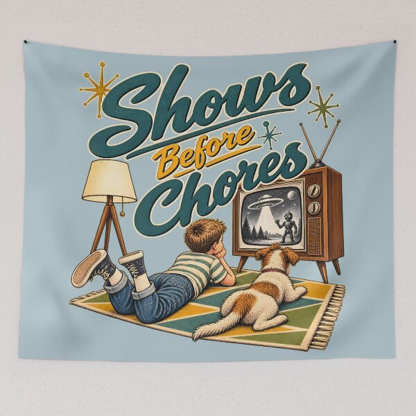 Item preview, Televisión retro vintage - Nostalgia nocturna de los años 50 designed and sold by radiogalaxy.