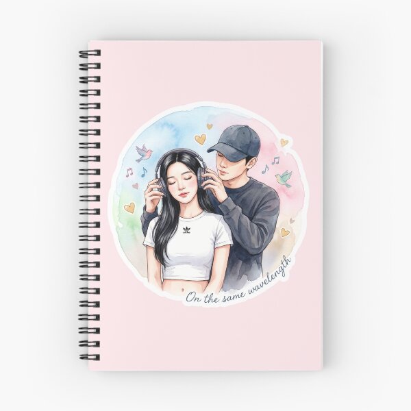 Item preview, Sticker: "On the Same Wavelength" — Music, Lovers designed and sold by  BoomPoster.