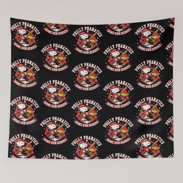 Item preview, Snoopy Woodstock Philly Phanatics Home Run Heroes Baseball Fan designed and sold by Dravienart.