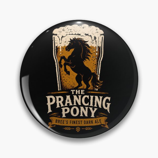 Item preview, Prancing Pony Dark Ale Negative Space Graphic designed and sold by agearb.