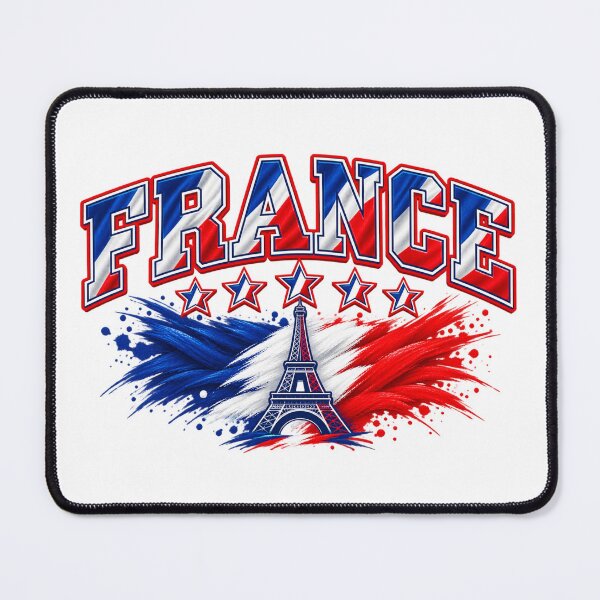 Item preview, France Eiffel Tower Patriotic Vintage French Flag Design designed and sold by JrNergal.