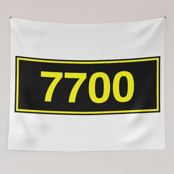 Item preview, Squawk 7700 Emergency Airport Sign - Aviation Humor Art designed and sold by Magazine Combate.