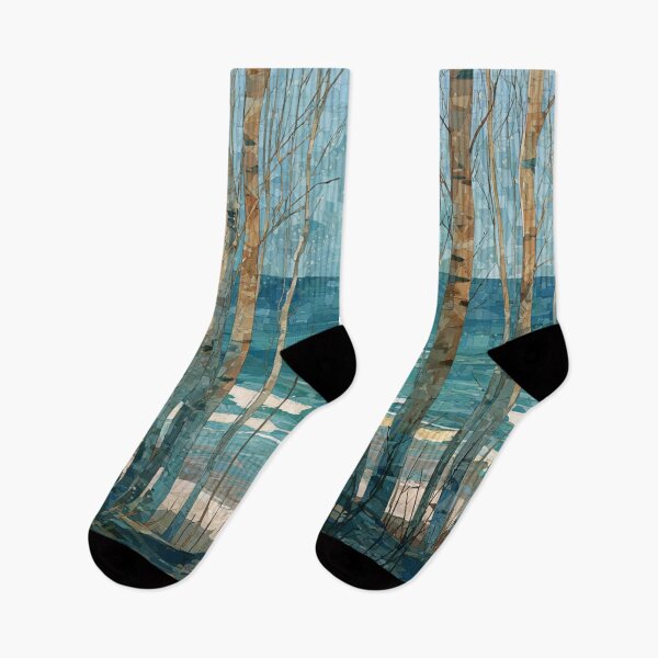 Item preview, Mosaico estilo vidriera Fox Coastal The Birches Grove designed and sold by GrinGalore.
