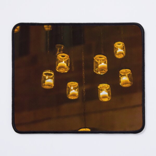 Item preview, Warm Amber Lanterns Hanging as Soft Night Lights Create Cozy Evening Ambiance for Restaurants designed and sold by Nmallia.