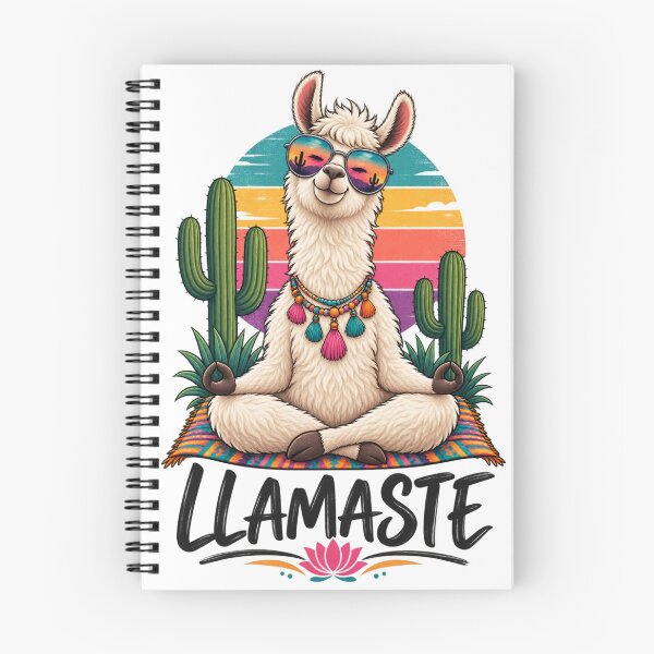 Item preview, Llamaste Yoga Llama | Funny Zen Llama Retro Boho Mindfulness designed and sold by Bee4Boy.