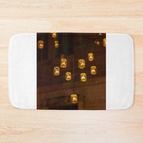 Item preview, Warm Amber Lanterns Hanging as Soft Night Lights Create Cozy Evening Ambiance for Restaurants designed and sold by Nmallia.