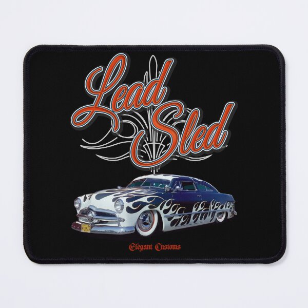 Item preview, 1949 Tudor Chopped & Flamed with text - Lowrider, Kustom, Hot Rod, Muscle Car designed and sold by Elegant Customs.