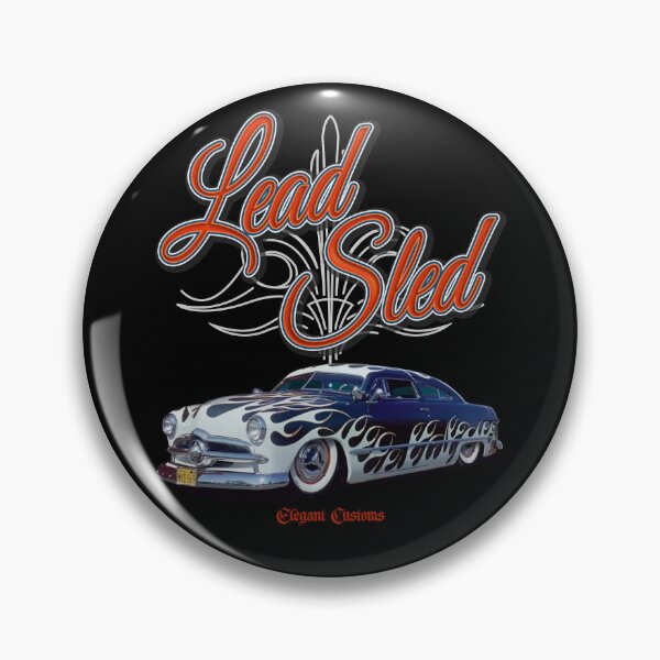 Item preview, 1949 Tudor Chopped & Flamed with text - Lowrider, Kustom, Hot Rod, Muscle Car designed and sold by Elegant Customs.