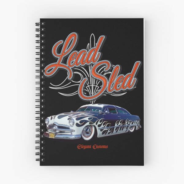 Item preview, 1949 Tudor Chopped & Flamed with text - Lowrider, Kustom, Hot Rod, Muscle Car designed and sold by Elegant Customs.
