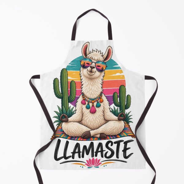 Item preview, Llamaste Yoga Llama | Funny Zen Llama Retro Boho Mindfulness designed and sold by Bee4Boy.