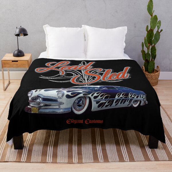 Item preview, 1949 Tudor Chopped & Flamed with text - Lowrider, Kustom, Hot Rod, Muscle Car designed and sold by Elegant Customs.