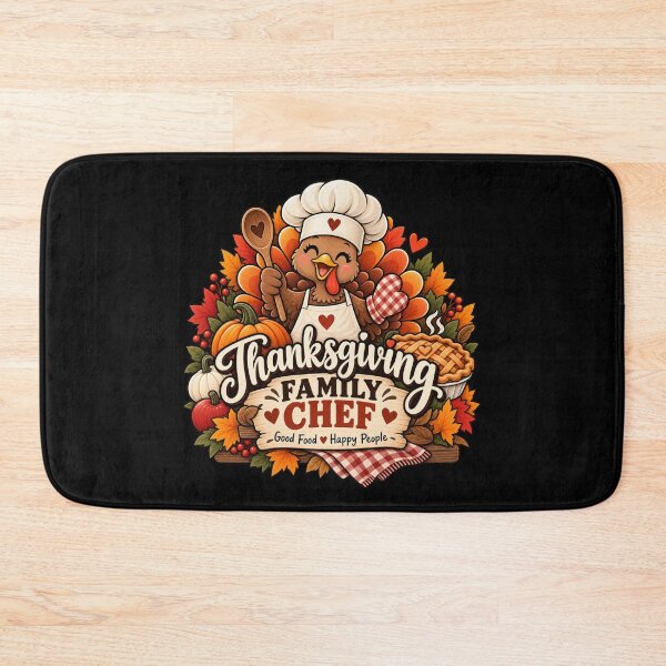 Item preview, Thanksgiving Family Chef Gift Turkey Cooking Fall Style designed and sold by Corvoria.