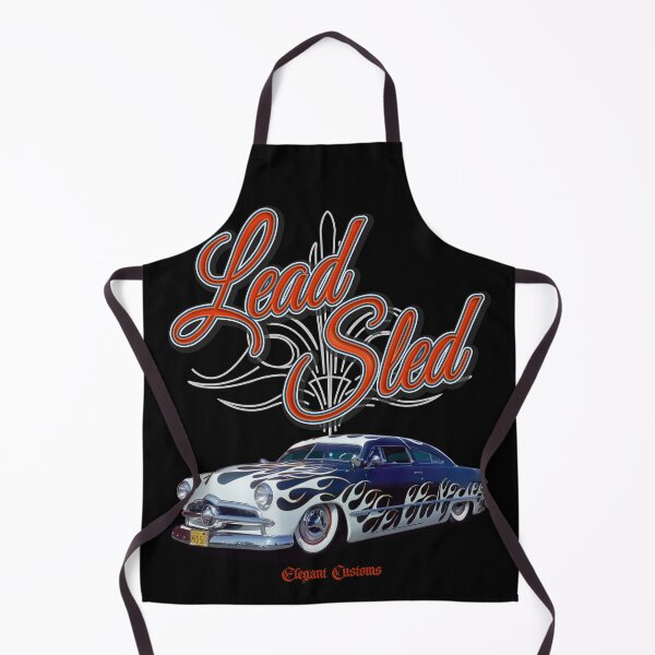 Item preview, 1949 Tudor Chopped & Flamed with text - Lowrider, Kustom, Hot Rod, Muscle Car designed and sold by Elegant Customs.
