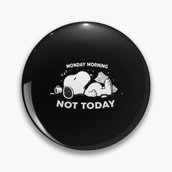 Item preview, Monday Morning Not Today Sleeping Snoopy Spilled Coffee Newspaper designed and sold by Dravienart.