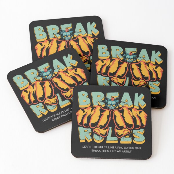 Item preview, Break Rules Like Artists T-Shirt, Creative Designer Rebel Gift designed and sold by vec4u.