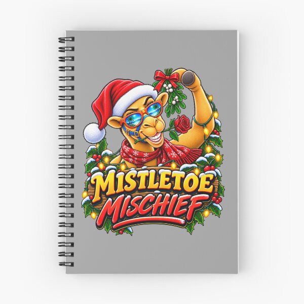Item preview, Mistletoe Mischief – Fun Christmas Gift for Camel Lovers – Hump Day Holiday Gift – Fun Winter Gift for Camel Lovers – Gift – Camel Santa Is Coming To Town – Funny Camel T-Shirt Gift for Camel Lovers designed and sold by Camel & Quirk.