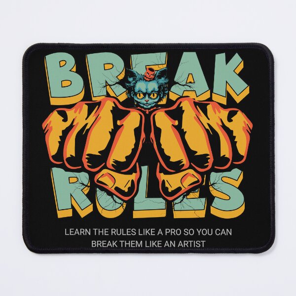 Item preview, Break Rules Like Artists T-Shirt, Creative Designer Rebel Gift designed and sold by vec4u.