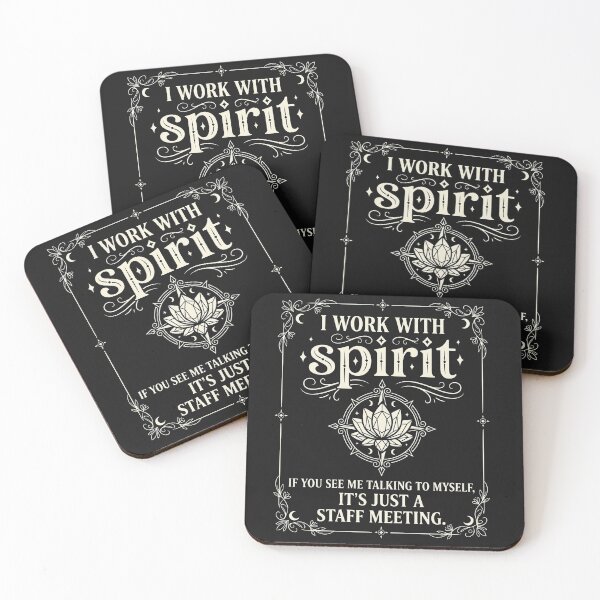 Item preview, I Work With Spirit - Funny Spiritual Staff Meeting Mystical designed and sold by designwiss.