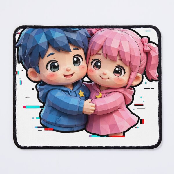 Item preview, Cute Gemini Zodiac Twins Glitch designed and sold by puzzell.