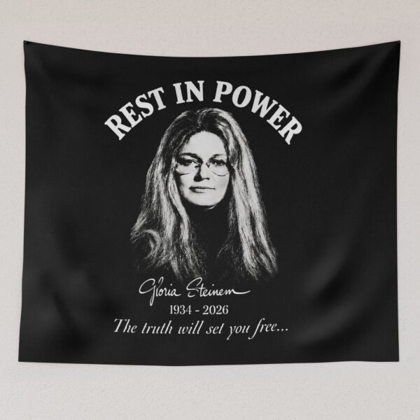 Item preview, Gloria Steinem Rest in Power, The Truth Will Set You Free, Feminist, Women's Rights Activist designed and sold by anpollardStudio.