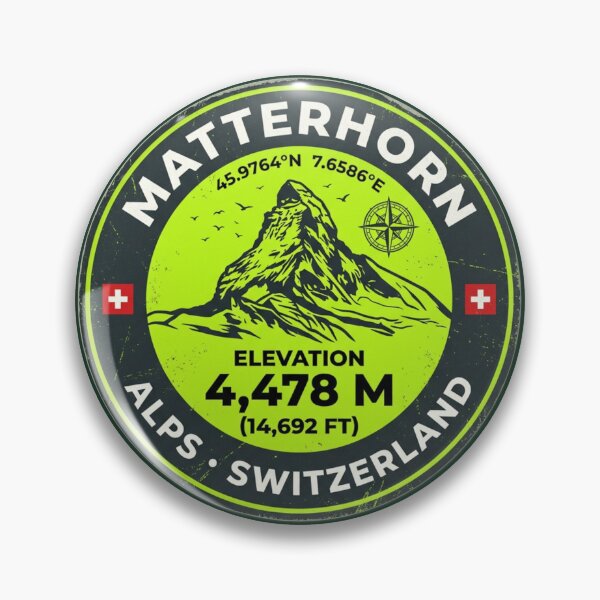 Item preview, Matterhorn Switzerland Alps Mountain Elevation 4478m designed and sold by jeshands.