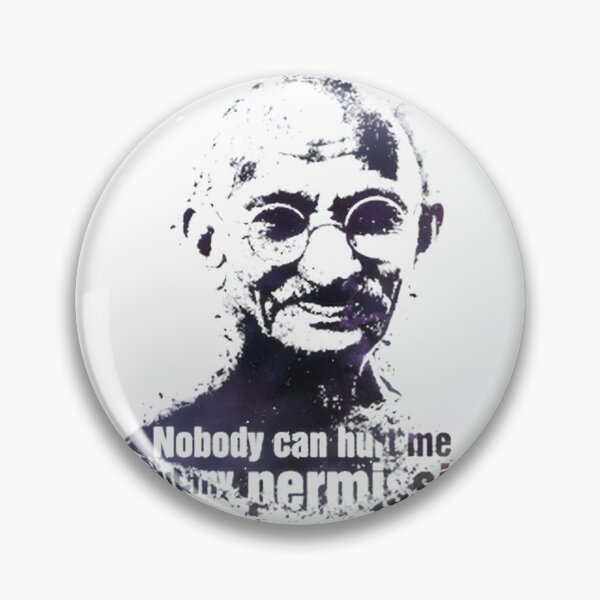 Item preview, Inspirational Gandhi Quote Be The Change Peace And Wisdom Vintage Typography Graphic | Limited Edition designed and sold by Adamrejouani.