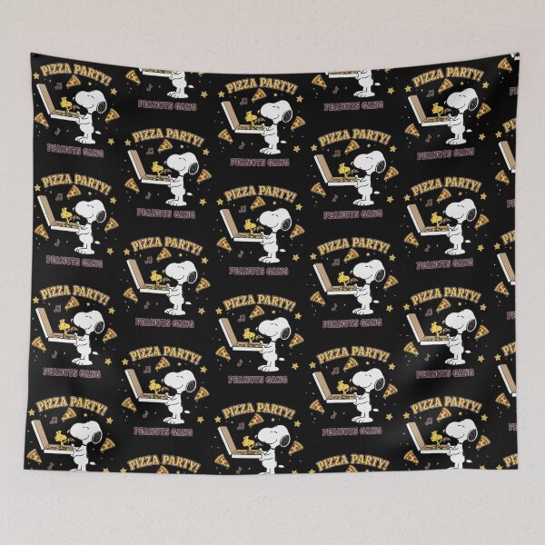 Item preview, Snoopy Woodstock Pizza Party Peanuts Gang Pepperoni Slices designed and sold by Dravienart.